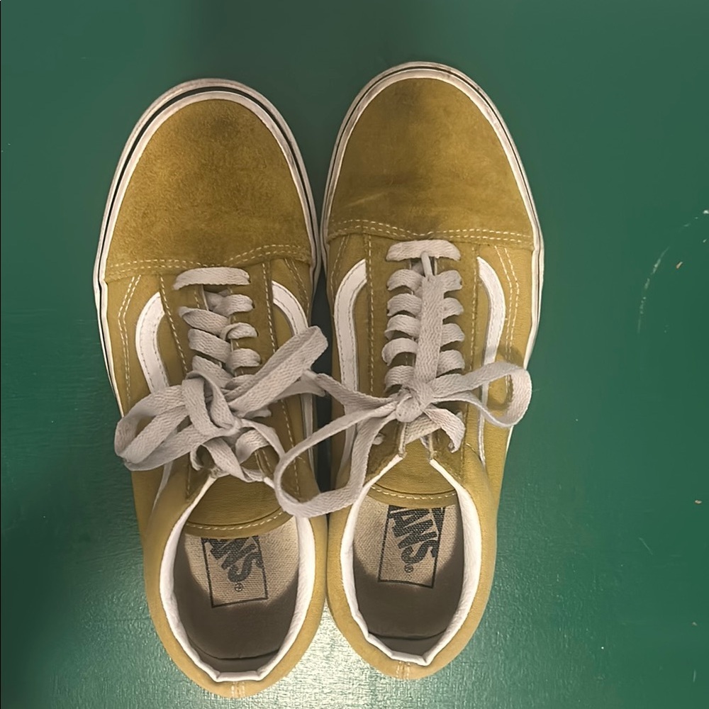 Vans Men's Olive Green Sneakers